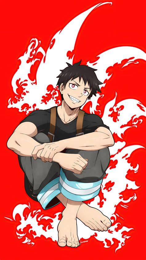 Shinra Kusakabe Fire Force 4k 8409 Wallpaper Iphone Phone