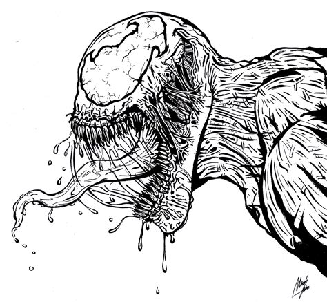 Symbiote Coloring Pages Coloring Pages