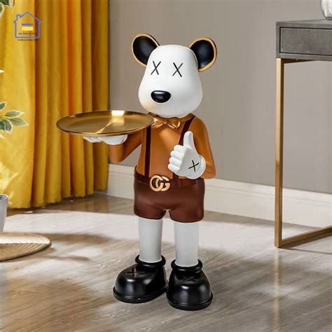 Tượng Decor Gấu Bearbrick Phục Vụ Tg05 NỘi ThẤt GiÁ Kho