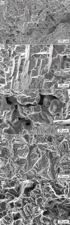 Fractographs Of Specimens After Tensile Test To Fracture A At Room