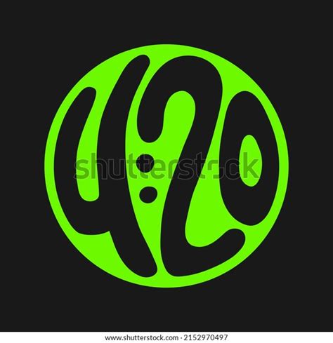 420 Circle Quotetext Logo Vector Hand Stock Vector (Royalty Free ...