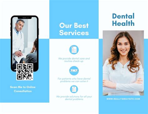 Page Free Printable Professional Medical Brochure Templates Canva