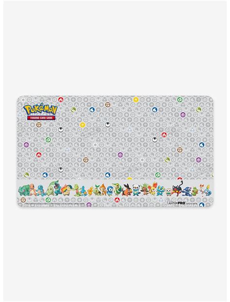 Pokemon Type Symbols Allover Print Trading Card Game Play Mat & Playing ...