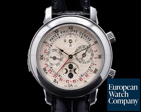 Le commandant Et loquet patek philippe 6002 domaine Objecté Sombre