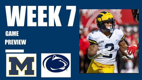 🚨10 Penn State Nittany Lions Vs 5 Michigan Wolverines Top Ten Showdown Preview🚨 Youtube