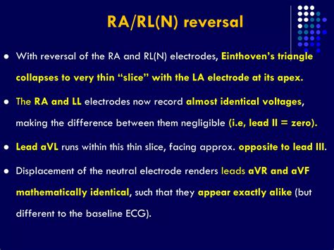 Ecg Limb Lead Reversal Ppt