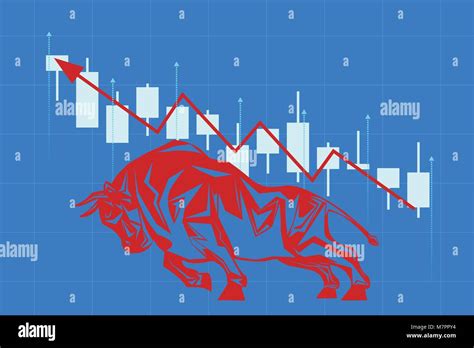 Financial Stock Market Wealth Bull Market And Arrow Stock Vector Image