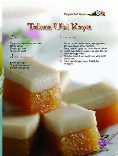 Kuih Talam Gula Melaka Recipe