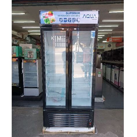 Jual Showcase Show Case Aqua 2 Pintu Display Cooler AQB600 AQB 600