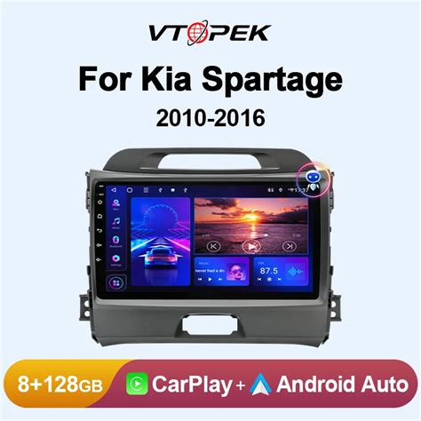 Vtopek Dsp G Carplay Din Android Car Radio Multimidia Video