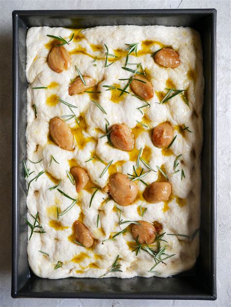 Wild Garlic Confit Rosemary Focaccia Daen S Kitchen