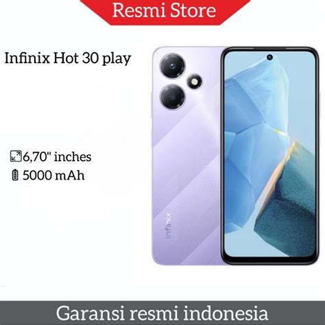 Jual INFINIX HOT 30 PLAY NFC RAM 4 64GB HOT 12 PLAY NEW BNIB Shopee Indonesia