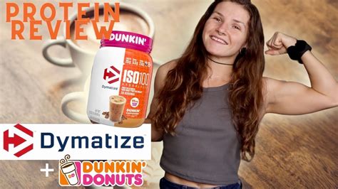 Dymatize Iso Dunkin Donuts Protein Review Prep Grocery Haul Youtube