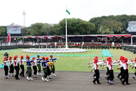 Latihan Peringatan Detik Detik Proklamasi Ke Di Istana Merdeka