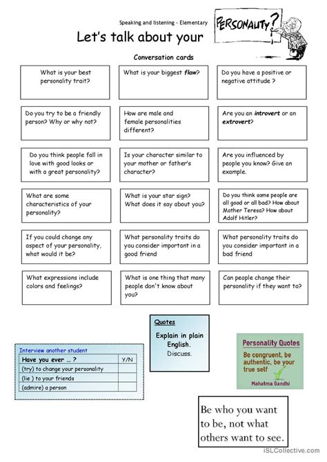 Personality Traits Giving Advice English Esl Worksheets For Nbkomputer