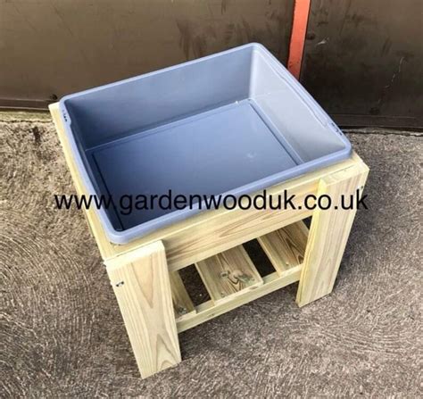 Large Wooden Sand And Water Table Triple Box Table Sand Etsy