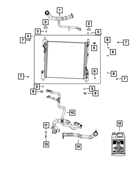 Jeep Radiator Inlet Hose Ab Mopar Estores