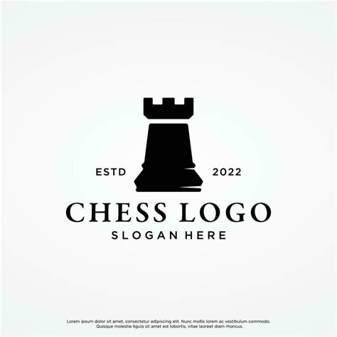 Retro vintage chess club logo template design.Logo for tournament ...