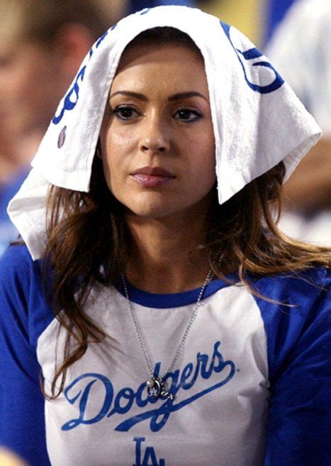 Dodgers Players Hot Sexy Alyssa Milano Los Angeles Dodgers Fan 2014