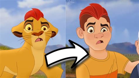 If The Lion Guard Characters Were Humans Youtube