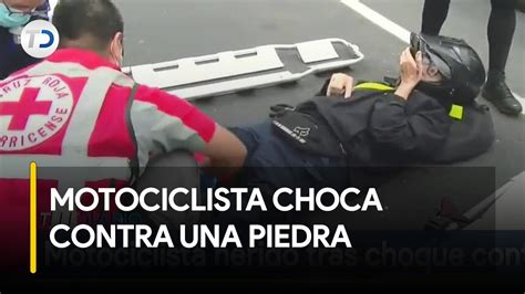 Motociclista sale herido tras accidente en San José YouTube