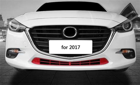1pc For Mazda 3 Axela 2017 2014 2016 Below Front Grille Decorative