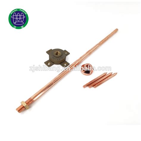 China Copper Lightning Rod For Home Lightning Protection System