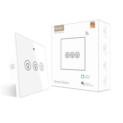 ZigBee Smart Variateur de lumière 3 boutons Contrôle indépendant Smart