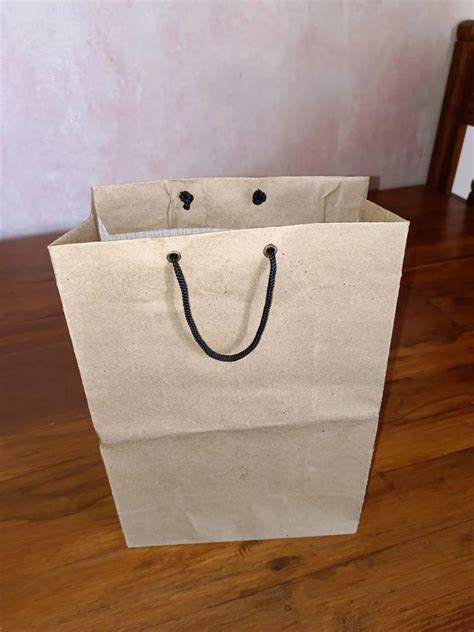 Brown Cloth Lined Paper Bags For Shopping Capacity Kg At Rs