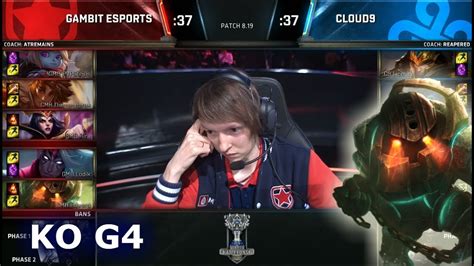 C9 Vs GMB Game 4 Knockout Play In Stage S8 LoL Worlds 2018 Cloud 9