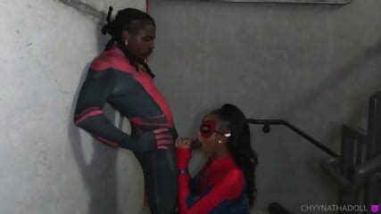 Spider Woman Gets Fuck Before Going To Save The Day