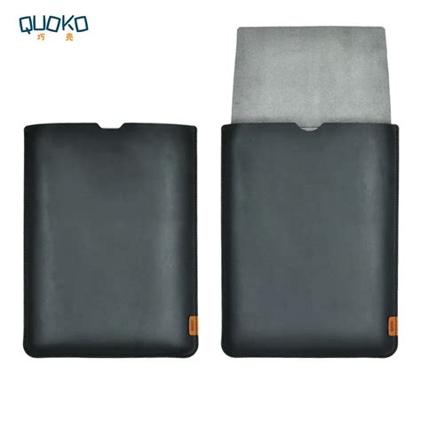 Quoko Split Leather Laptop Bag Case Sleeve 11 6 12 13 3 14 15 6 Inch 