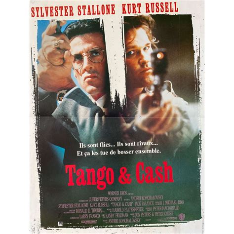 TANGO CASH French Movie Poster 15x21 In 1989