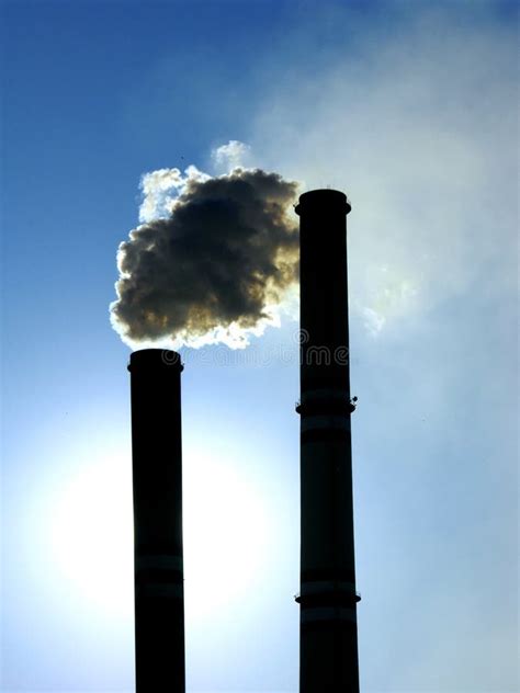 Emission Of Coal Power Plant Stock Image Image Of Chimney Electrical