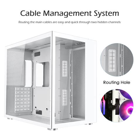 Szd S Atx Mid Tower Pc Case Desktop Gaming Computer Chasssis Front