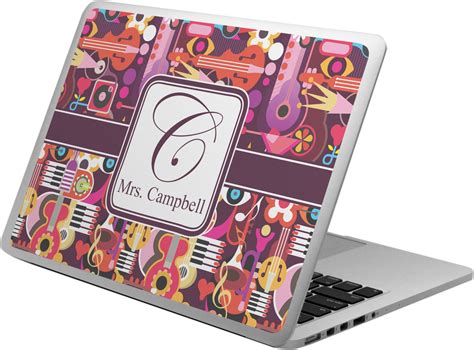 Custom Abstract Music Laptop Skin - Custom Sized (Personalized ...