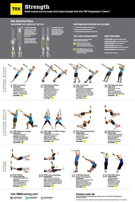 Printable Trx Exercises Printable Word Searches