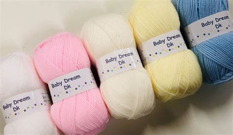 5 X 100g Baby Dream DK Double Knitting Baby Yarn Wool 5 X 100g Mixed