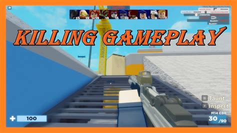 Roblox Arsenal Killing Gameplay No Commentary Youtube