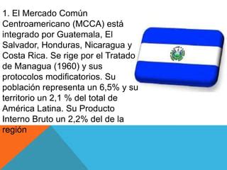 Mercado Comun Centro America PPT