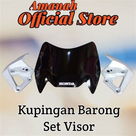 Jual Visor Barong Tiger Revo Kupingan Lampu Barong Set Visor Tiger Revo