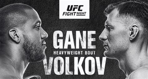 Ufc Vegas Gane Vs Volkov Results And Post Fight Videos Apmma