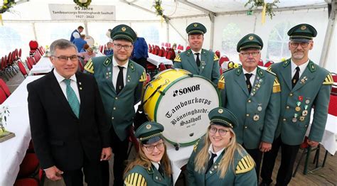 Alpen Tambourcorps B Nninghardt Vierquartieren Feiert Jubil Um