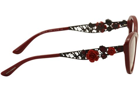 Dolce And Gabbana Eyeglasses Dandg Dg3265b 3265b 3088 Red Cat Eye Optical