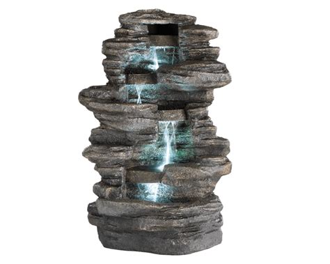 Rock Waterfall Water Feature 98cm The Garden Society