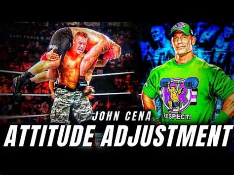 John Cena Attitude Adjustment AA FU Compilation WWE Ft AJ Styles