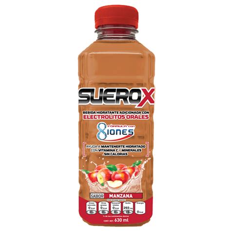 Suerox Bebida Hidratante Manzana 630 Ml Electrolitos