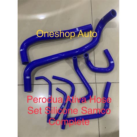 Ready Stock Perodua Ativa Top Bottom By Pass Hose Set Complete Silicone