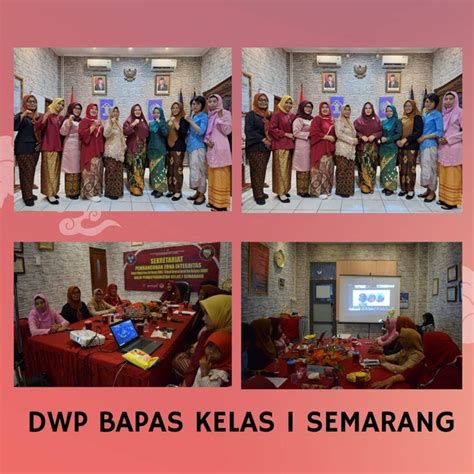 Dharma Wanita Bapas Semarang Ikuti Seminar Memperingati Hut Dwp Dan