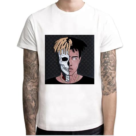 2018 Tops Tee Xxxtentacion Men S Plus Size Music Rapper O Neck T Shirts Hip Hop Xxxtentacion T